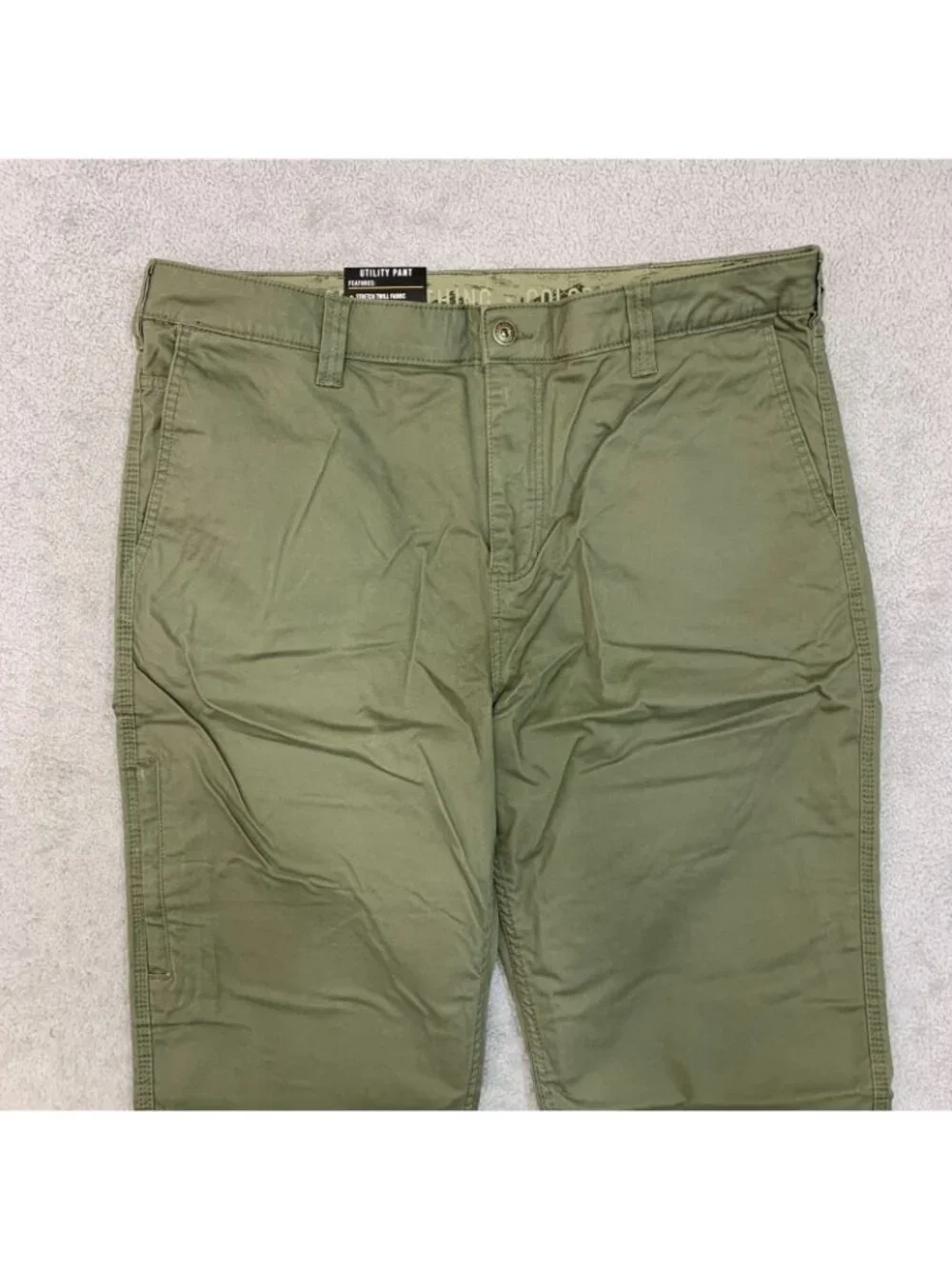 NWT Colorado Clothing Canvas Utility Pants Men's 40x32 Green Stretch
